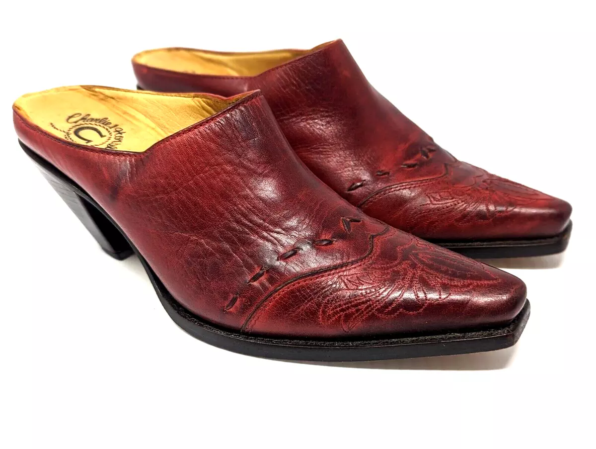 Red mules womens outlet