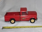 Vintage Tonka Mini 50 Jeep Metal Red Pick-Up Truck Toy - 1960’s, USA