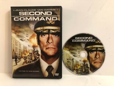 SECOND IN COMMAND DVD JEAN-CLAUDE VAN DAMME