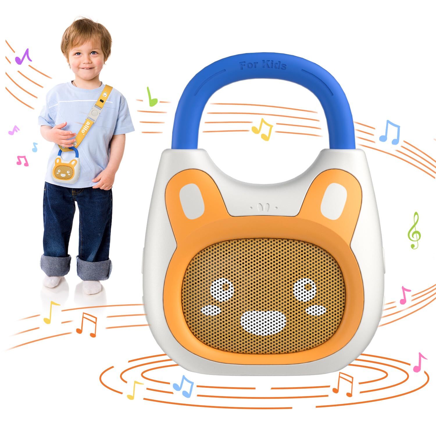 alilo Pocket Bunny Portable Sound Machine for Baby, Kids Audio Player Preload...-image