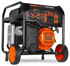 WEN DF8000X 8000W 120V/240V Dual Fuel Portable Generator, Electric Start, 340cc