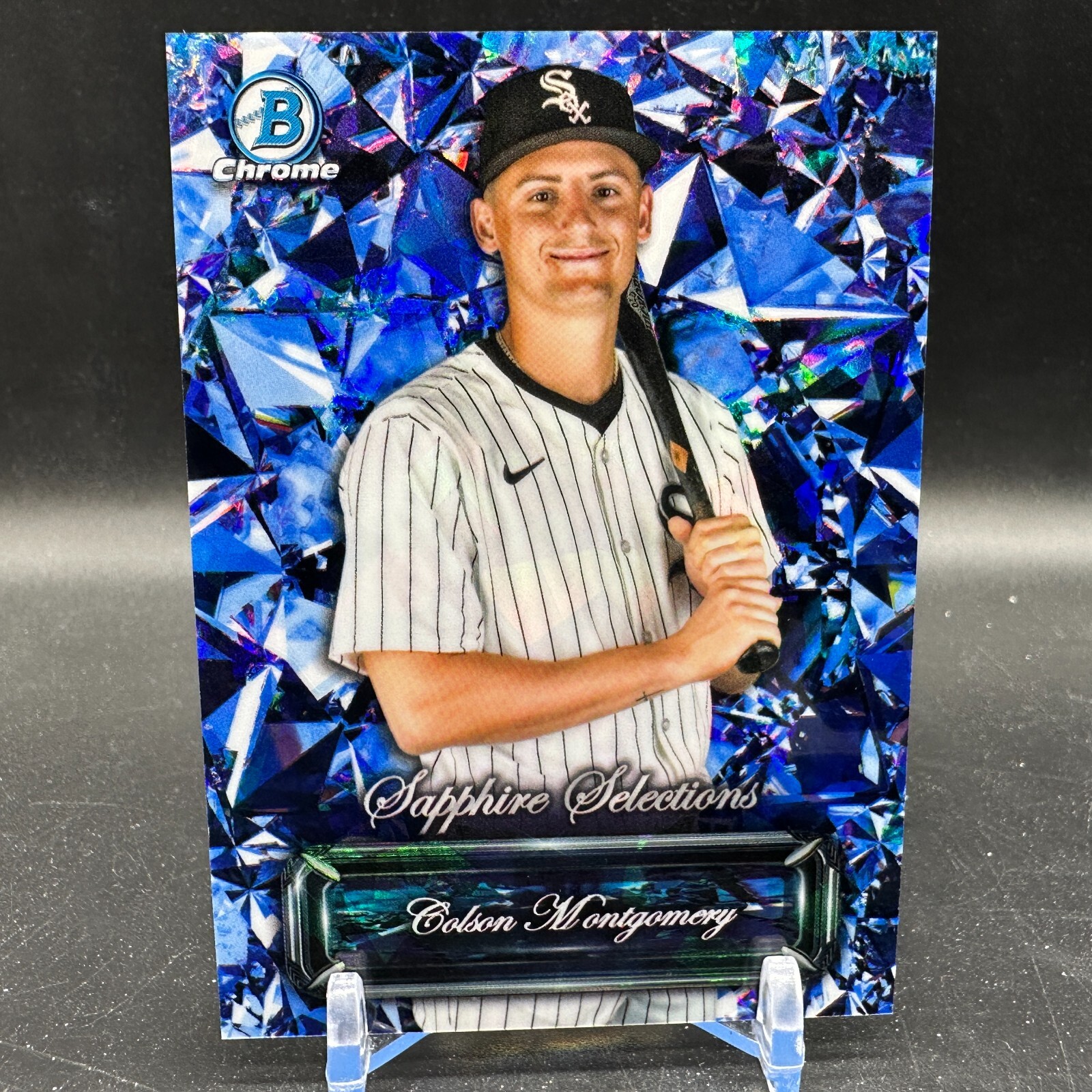 Colson Montgomery Sapphire Selections 2024 Bowman Chrome Sapphire White Sox