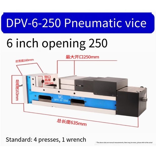 MC Pneumatischer Hydraulikschraubstock Präzision CNC Kompressor Hydraulischer Schnellschraubstock DPV - Bild 9 von 9