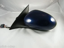 2002 JAGUAR X-TYPE OEM LEFT DRIVER SIDE EXTERIOR MIRROR ~ BLUE COLOR