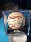 “Best Wishes” MICKEY MANTLE  autographed Baseball.  PSA/DNA 