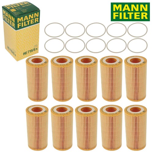 2X MANN-FILTER Filtro Olio HU 711/2 X + 2X LIQUI MOLY Cera Tec 3721