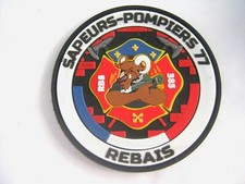 ECUSSON PVC DE COLLECTION DES POMPIERS DU 77 REBAIS