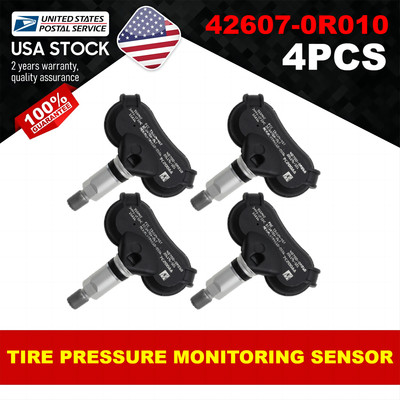 4PCS OEM Tire Pressure Monitor Sensor fit for TOYOTA HIGHLANDER RAV4 42607-0R010