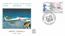 FRANCE 1988 - YT 2502 - MARCEL DASSAULT - 23.01.1988