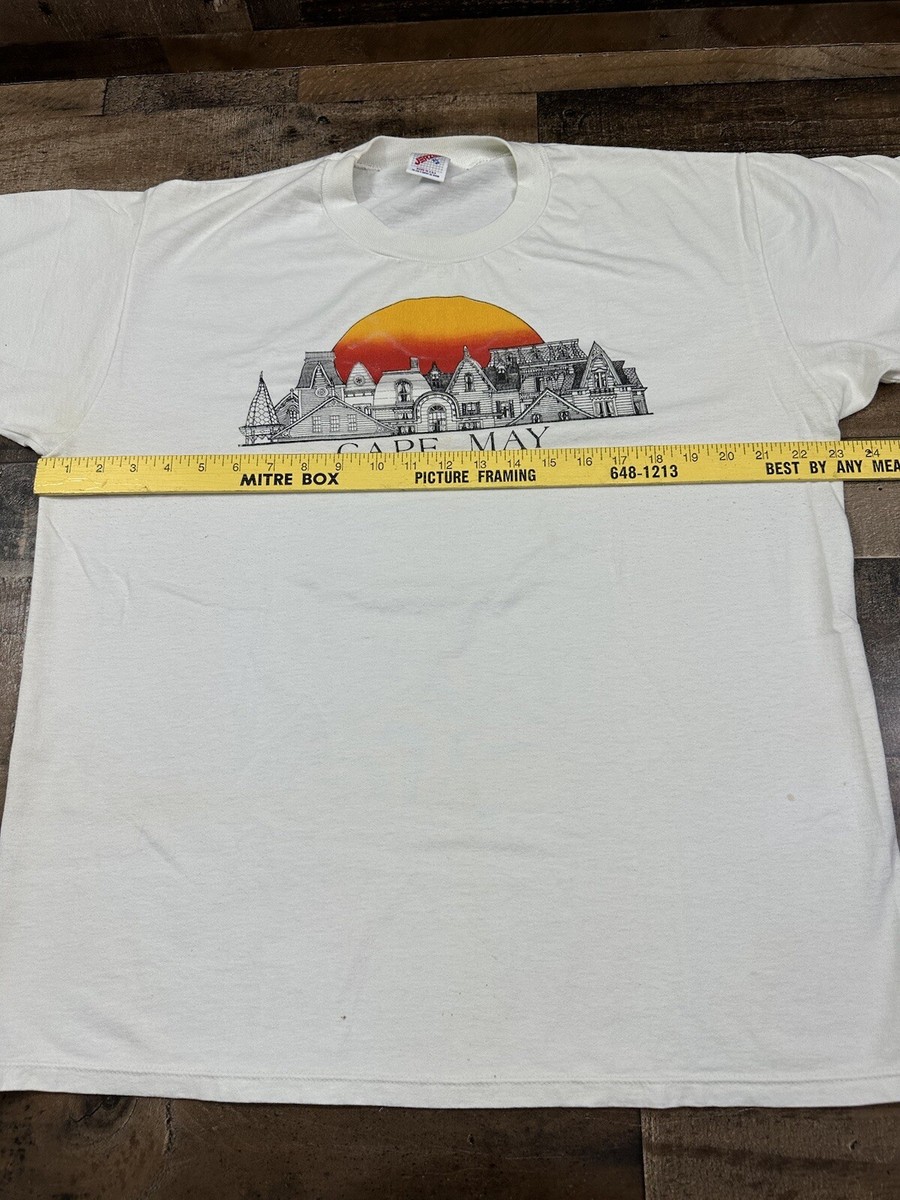 Vintage 80's Cape May Sunset Jerzees T Shirt Size Xl Single Vintage 80's Cape May Sunset Jerzees T Shirt Size Xl Single