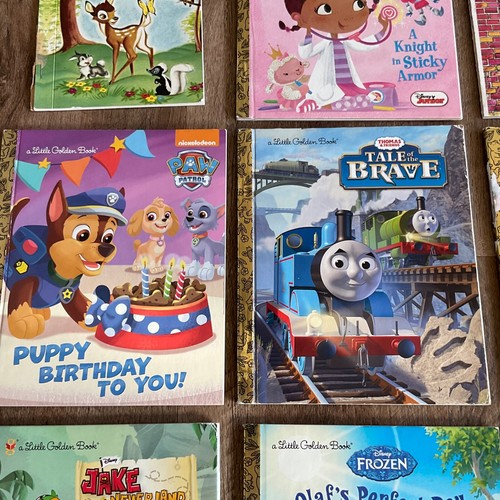 Little Golden Books Lot of 10 Disney Classic Christmas Modern Vintage Thomas - Picture 8 of 19
