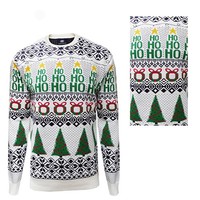 Adults Christmas Wrapping Ecru Mr Claus Christmas Xmas Jumper IMV104 Sweatshirts