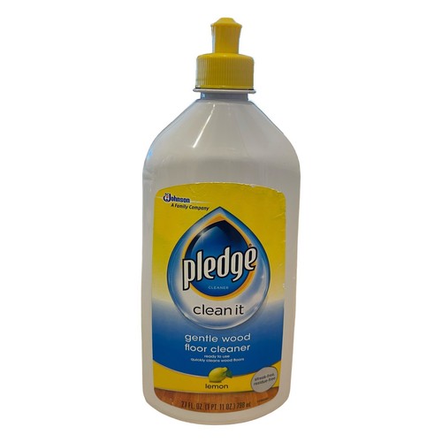 Pledge Clean It Gentle Wood Floor Cleaner Lemon Scent Streak Residue
