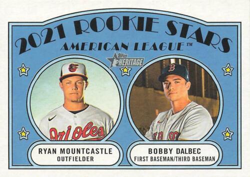 2021 & 2020 Topps Heritage Baseball Cards Pick the Cards You Need for Your Sets - Picture 2 of 212