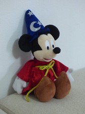 Mickey Mouse Zauberer Plüsch Stofftier Disneyland Paris 33 cm Zauberlehring