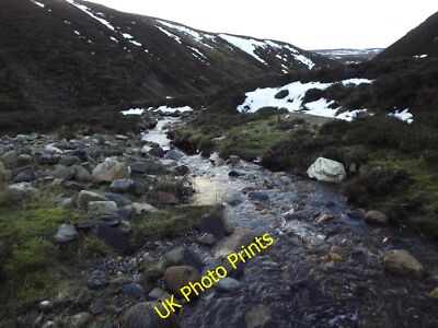 Foto 12x8 Brand of Little Fergie oberhalb des Flusses Avon bei Tomintoul c2014