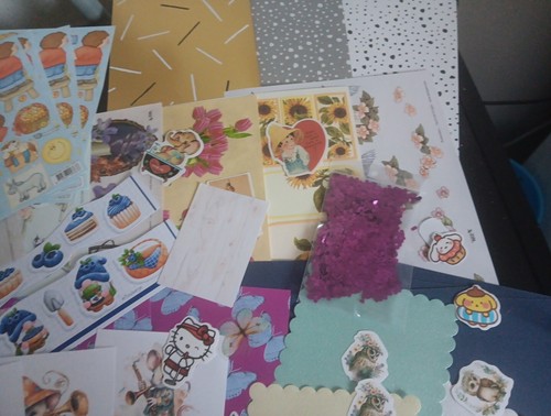 PAQUETE DE VENTA HOBBYCRAFTS PARA SCRAPBOOKING/ARTESANÍAS CON BRILLOS (OFERTA13) - Imagen 2 de 2