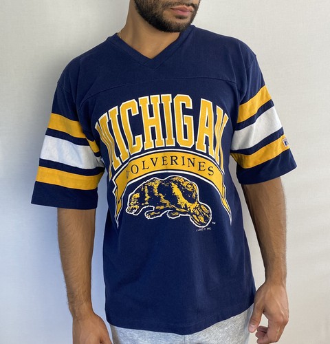 Vintage Michigan Wolverines Jersey T 