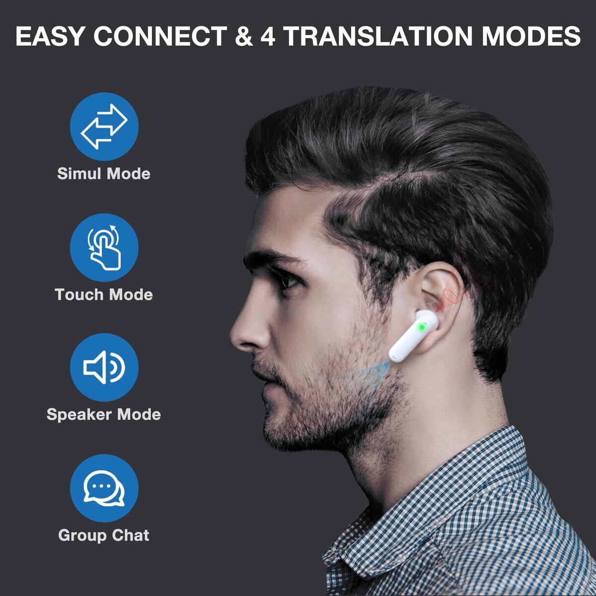 Timekettle WT2 Edge Translator Earbuds 40 Languages & 93 Timekettle WT2 Edge Translator Earbuds 40 Languages & 93