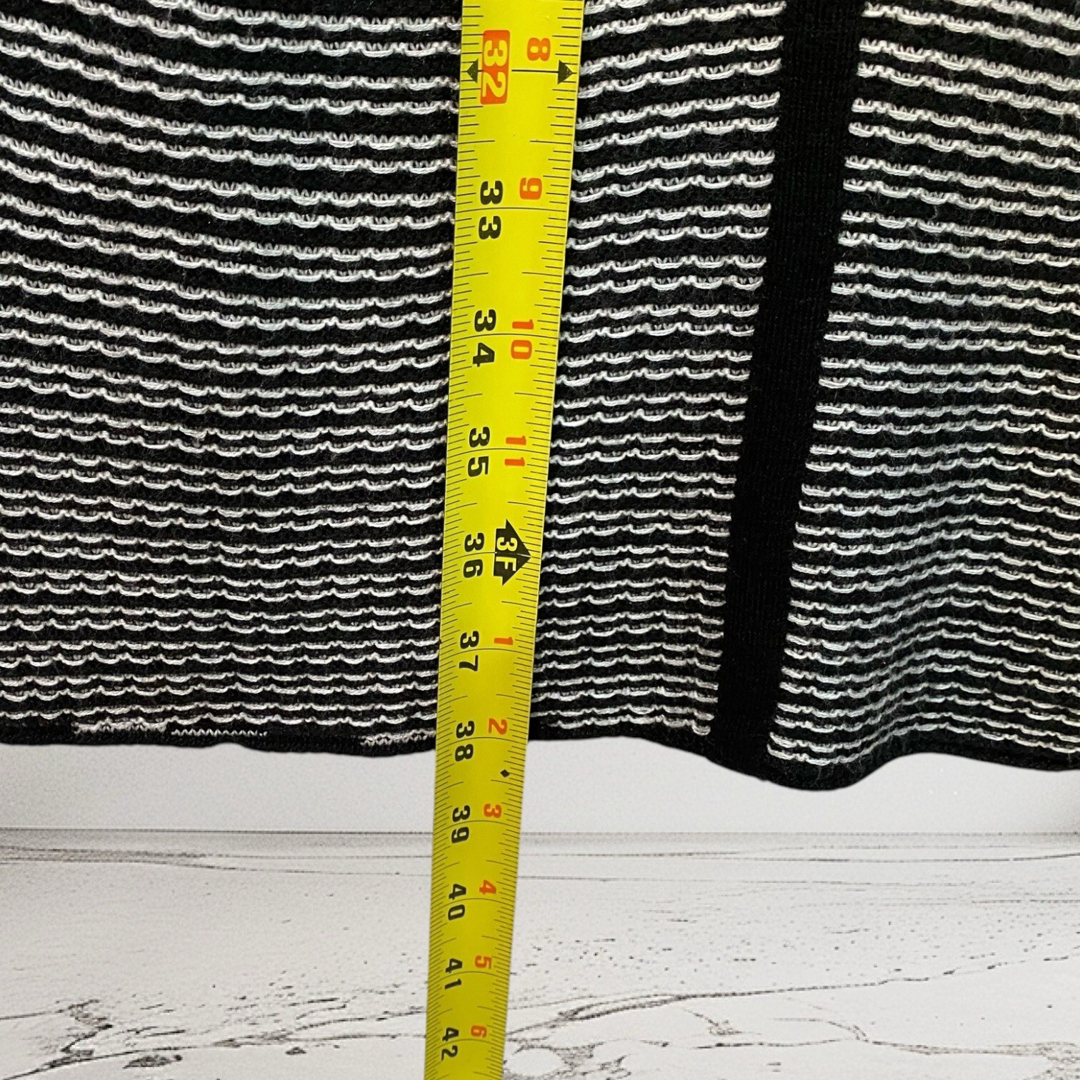 Calvin Klein Stripe Sweater Dress Women’s Size Large Super Soft Knit Cozy Chic