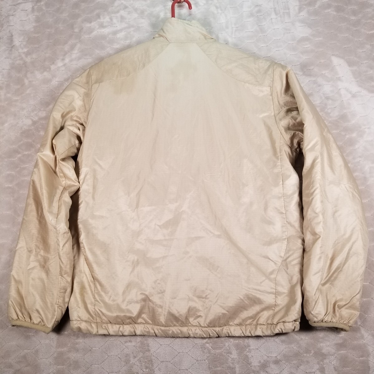 PATAGONIA MARS Level 3A Alpha Polartec Jacket Sand Tan Size Large