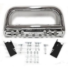 3 Tube Bull Bar Push Bumper Grille Guard Chrome For 07-13 Silverado Sierra 1500