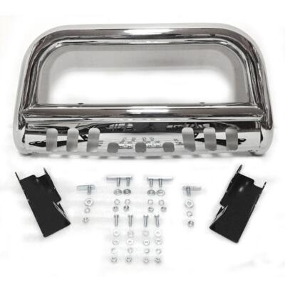 3'' Tube Bull Bar Push Bumper Grille Guard Chrome For 07-13 Silverado Sierra 1500