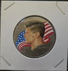 2000 D Kennedy Half Dollar. Colorized!!