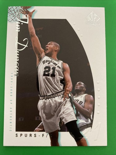 1999-00 Upper Deck SP Authentic  Tim Duncan #73 San Antonio Spurs