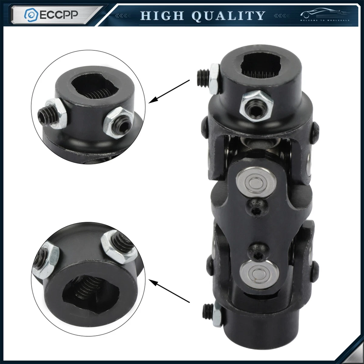 Double steering best sale u joint