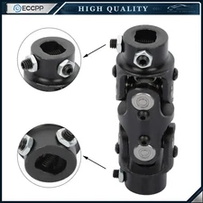 3/4" DD X 3/4" DD Double Steering U-Joint Black Universal Joints Steering Shaft