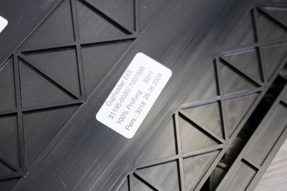 02/08 BMW E65 E66 B7 745LI 750I 760LI CONSOLA TRASERA ASIENTO PORTAVASOS Foto 4 de 4