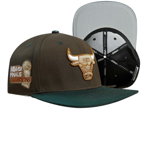 Men PRO STANDARD Chicago Bulls Stivali 2 Tone Trucker Snapback Hat - Picture 8 of 8