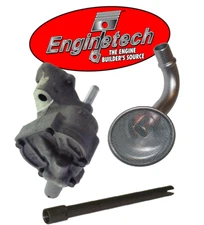 HV Oil Pump w/ Pickup Tube Screen & HD Drive Shaft Chevrolet BBC 396 454