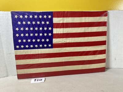 1908 1912 SAW USA US Zigzagging Linear 46 Star American Flag