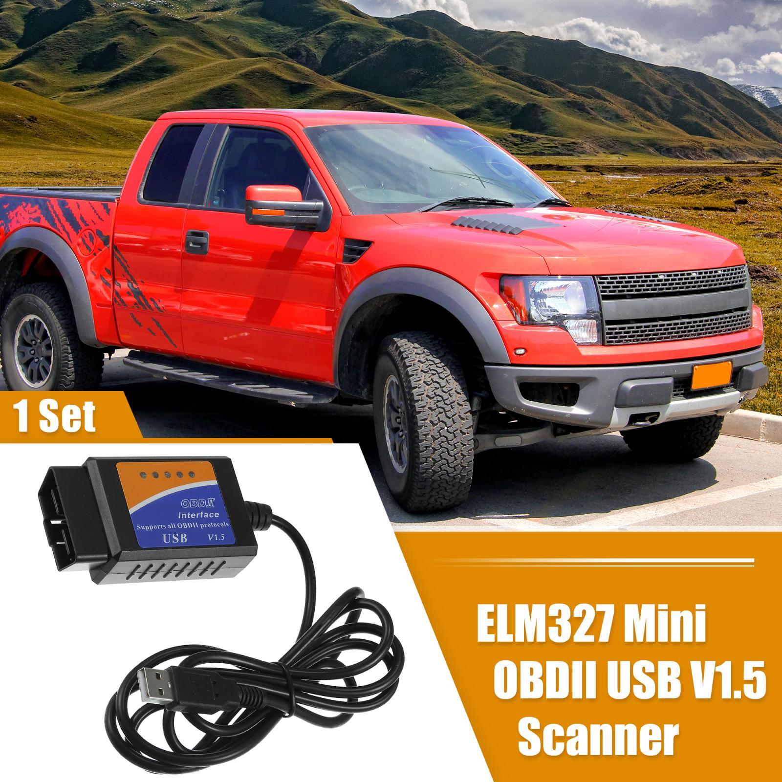 MINI OBDII USB V1.5 Scanner for Windows Adapter Diagnostic Cable Fault Tester-image