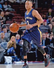 Tim Frazier autographed 8x10 New Orleans Pelicans  Free Shipping   #S376