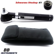 Professionelles Otoskop Schwarz Ohrlicht Ohrspiegel Otologie (Otoscope Black)