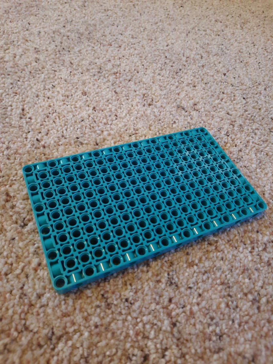 11x19 Lego Technic Panel Dark Turquoise Spike Prime Base plate