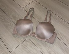 Vanity Fair 75345 Beauty Back Full Coverage Bra Contour UW Womens 34C Beige