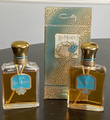 LES MUSES by COTY for Women 1.75oz Eau De Toilette Spray VINTAGE + An Extra One