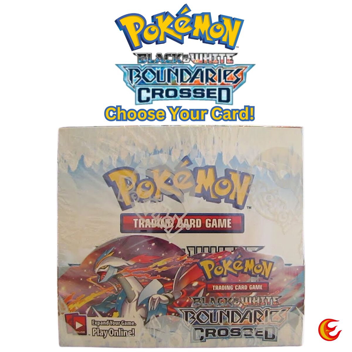 pokemon trading card game black and white boundaries crossed B&W Booster Pack Harness the powers of more Pokemon Pokemon Trading Card Game 10x