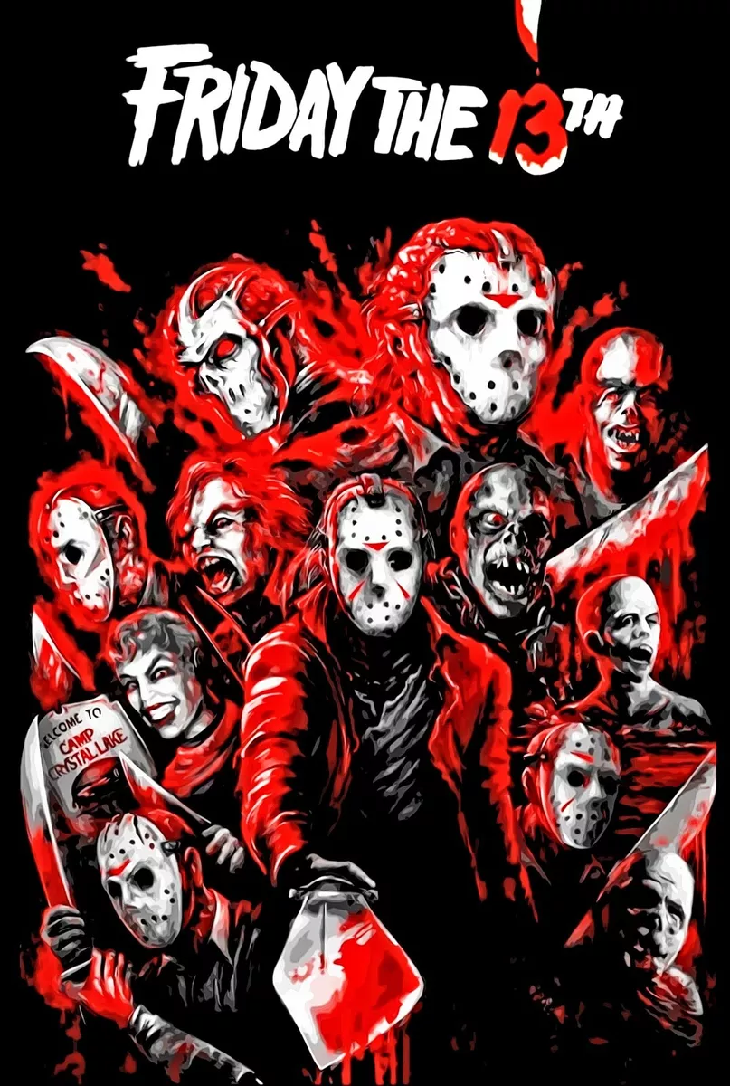 Poster Friday the 13th - Jason Voorhees, Wall Art, Gifts & Merchandise