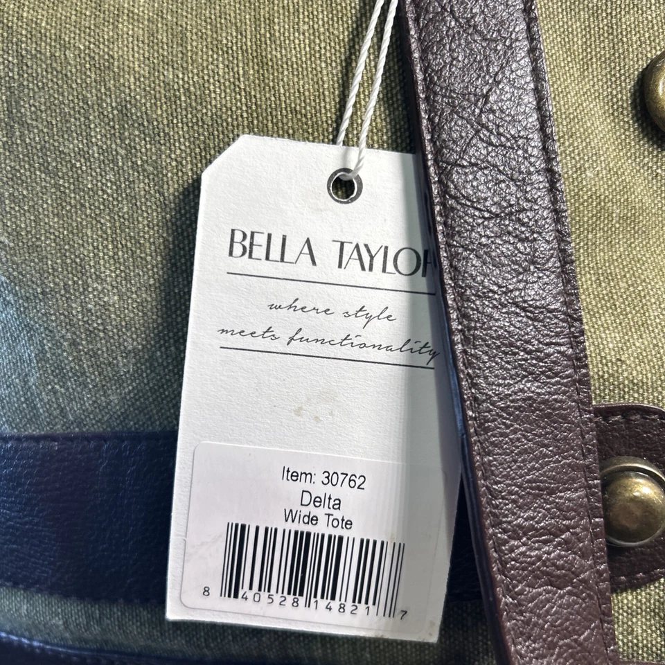 Bella Taylor Delta Xtra Large Tote Bag Green - Image 3 of 4