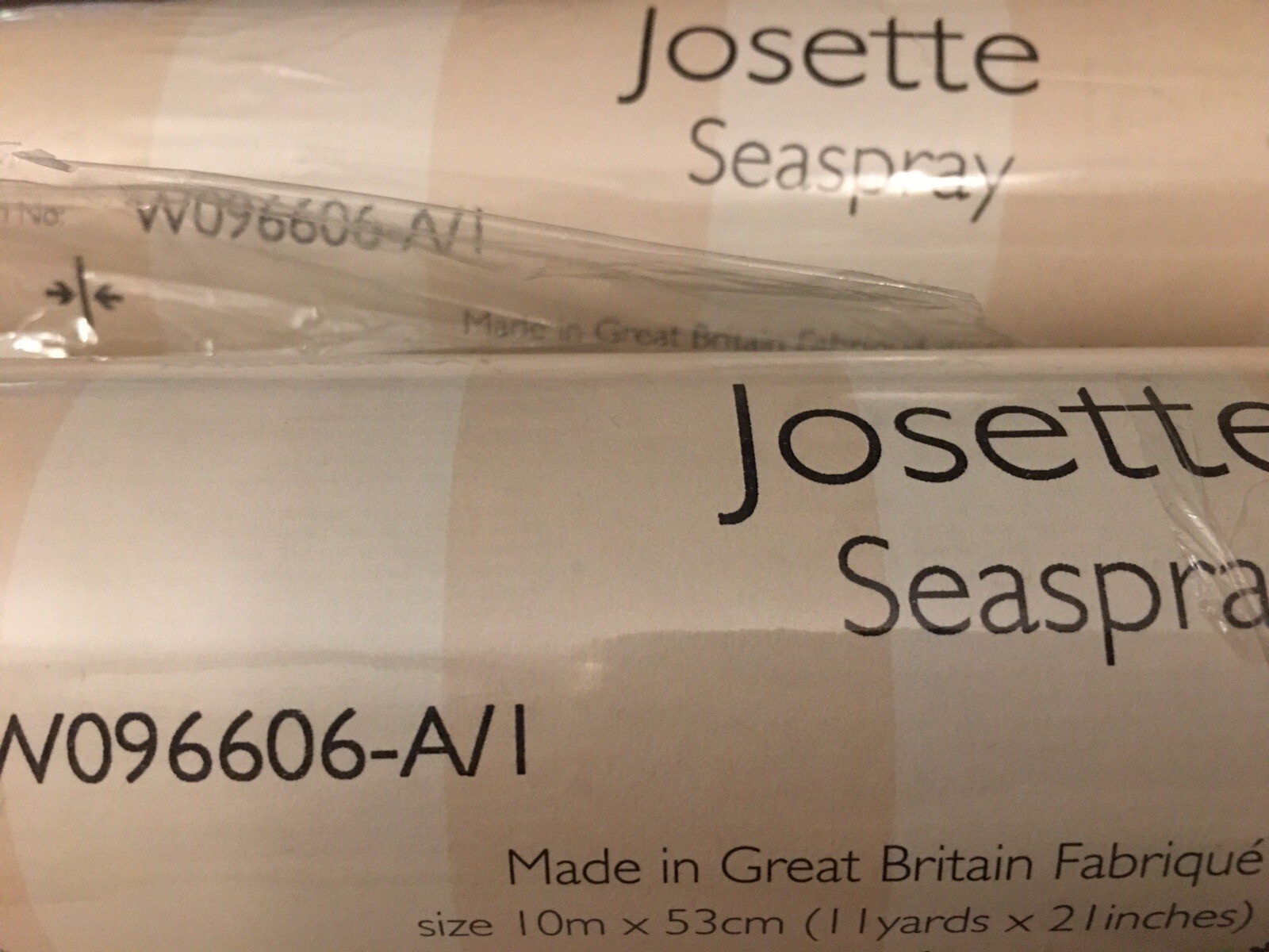 Laura Ashley wallpaper Josette Seaspray X 2 Rolls eBay