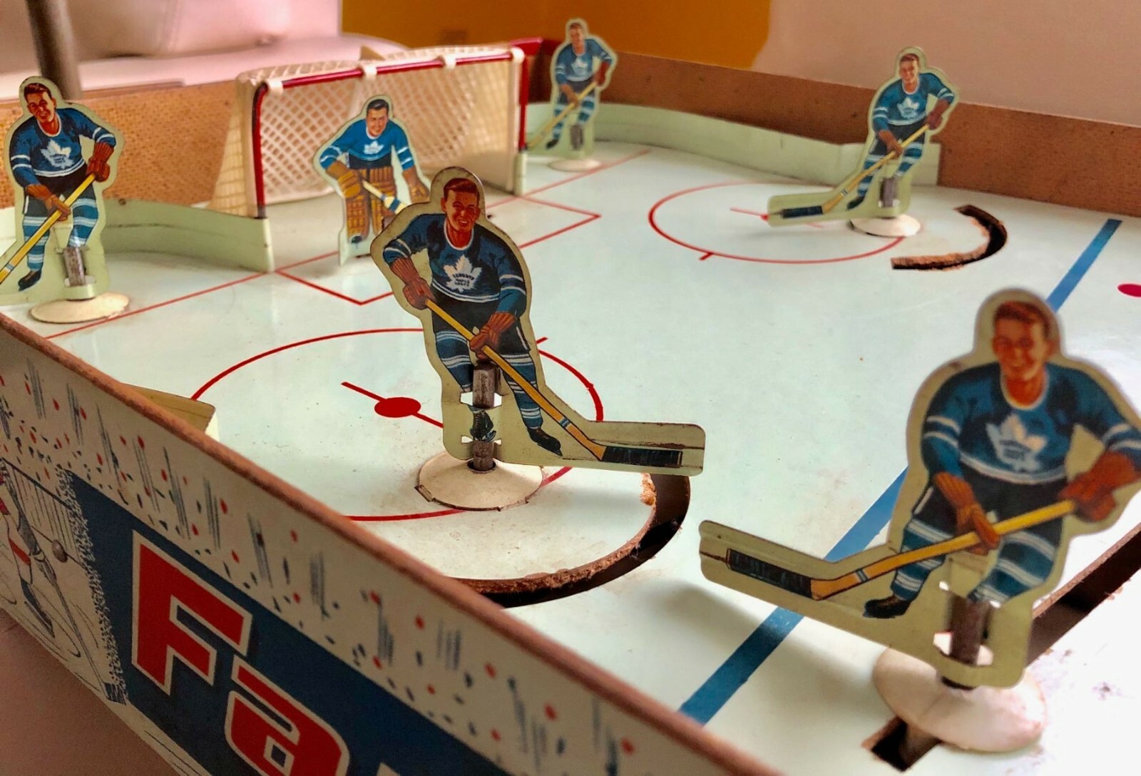 Rare Eagle Toys 1956 NHL Montreal Canadians Shorty Table Hockey Game