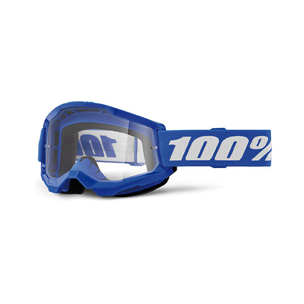 100% Maschera Strata 2 Blue - Lente Trasparente