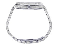 Mens Audemars Piguet Royal Oak 41MM Steel VS Rainbow Dial Diamond Watch 33.0 Ct 7