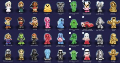 Woolworths Disney Ooshies Collection 
