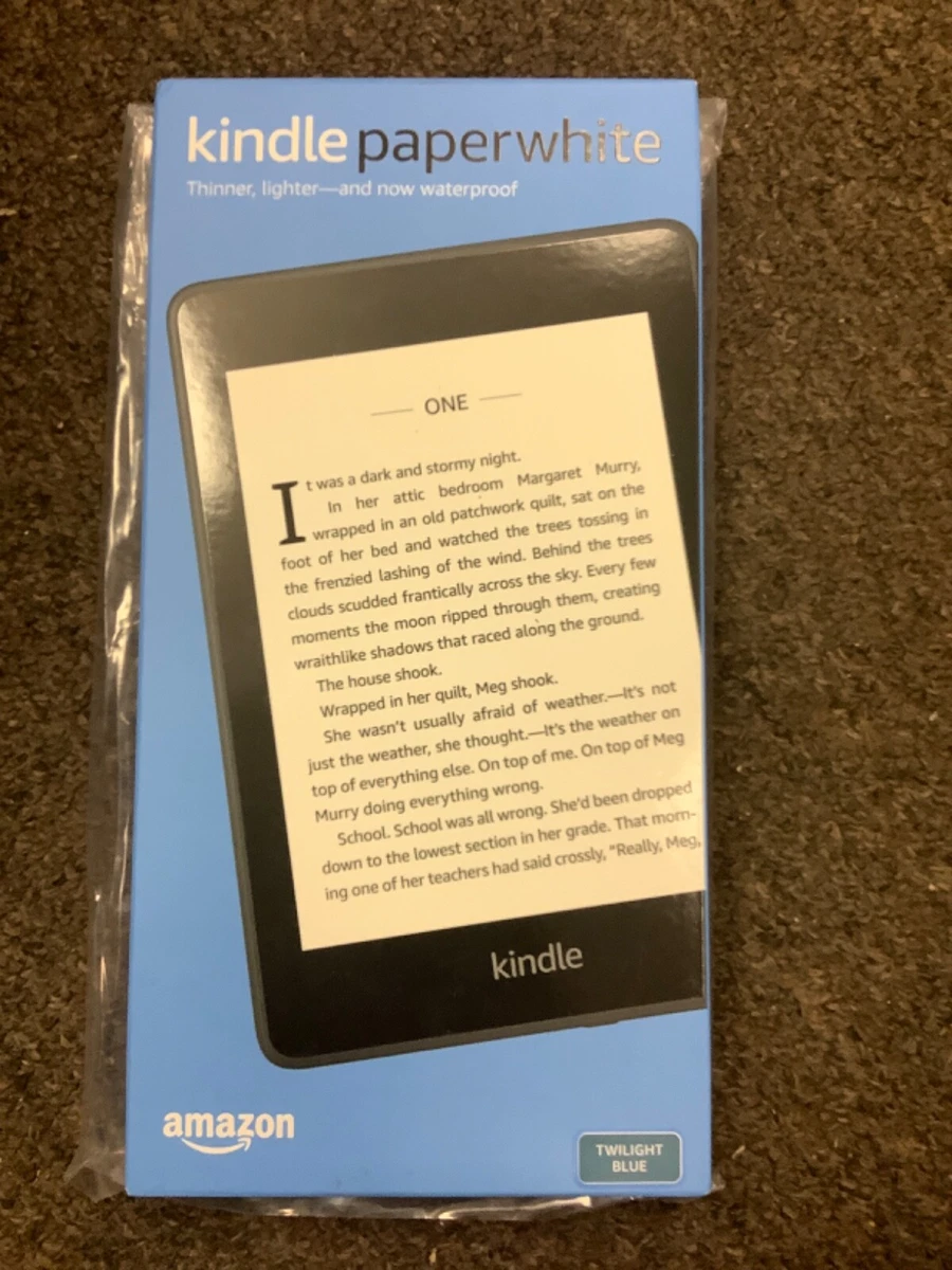Amazon Kindle Paperwhite (10th Generation) 32GB, Wi-Fi, 6in - Blue